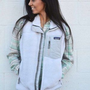 Patagonia Classic Retro-X Fleece Vest in Grey RARE